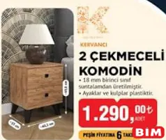 KERVANCI 2 ÇEKMECELİ KOMODİN KERVANCI 2 ÇEKMECELİ KOMODİN